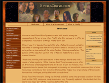 Tablet Screenshot of browncoats.com